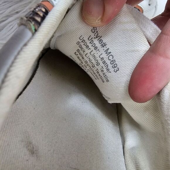 Madewell Sidewalk Low-Top Sneakers in Snake Embossed Leather: Wave Edition 6.5 - Picture 8 of 8